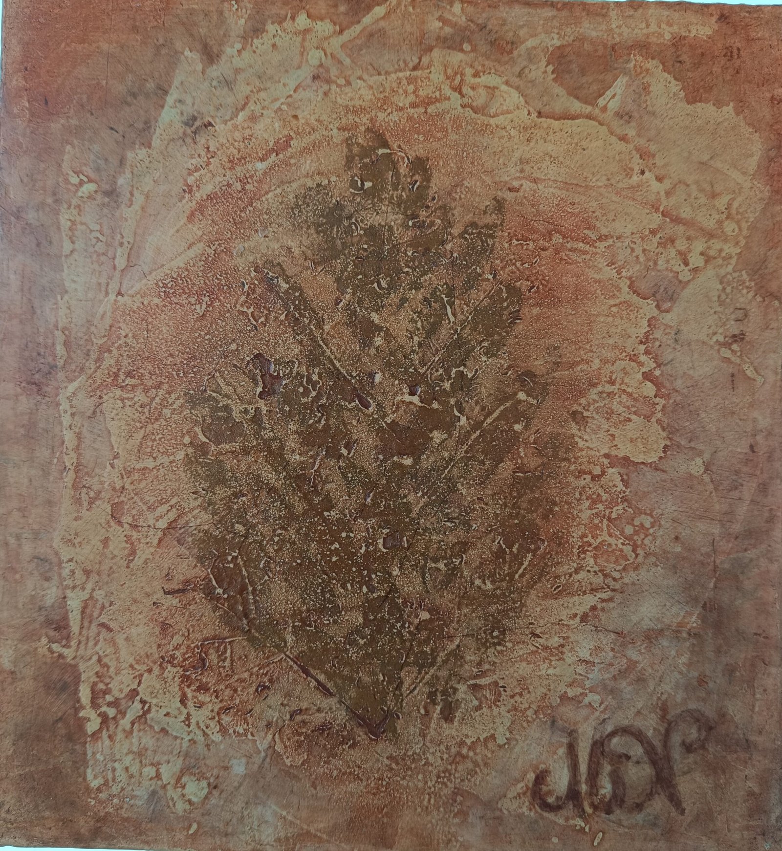 Tableau peint sur bois