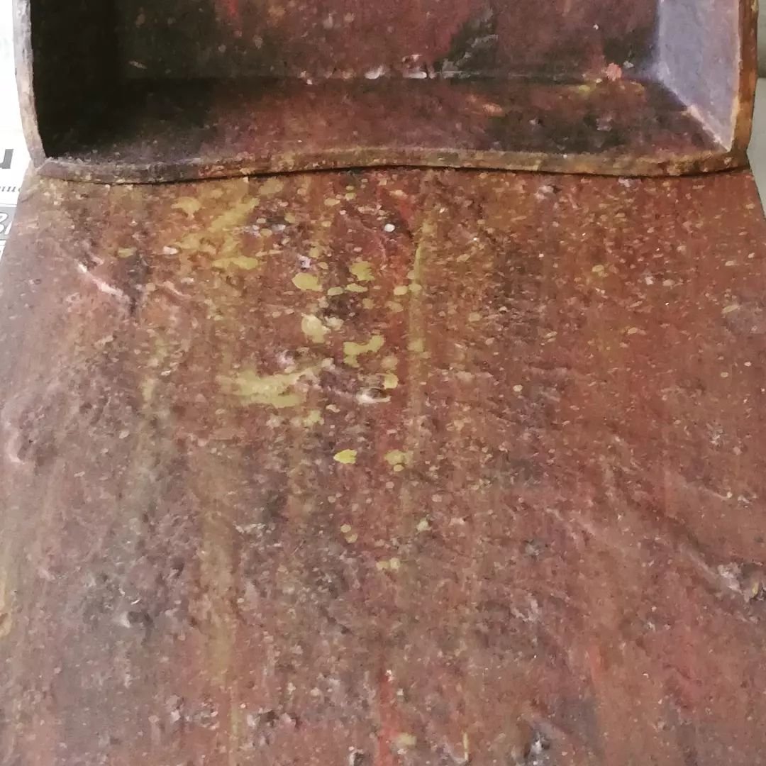 Peinture à effet de matière la rouille